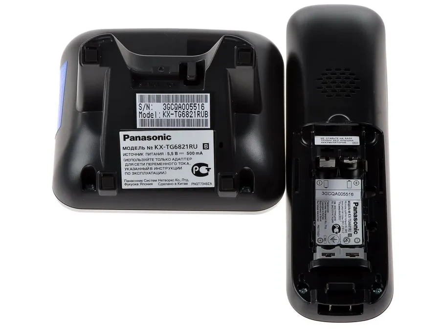 Радиотелефон PANASONIC KX-TG6821, черный — 4