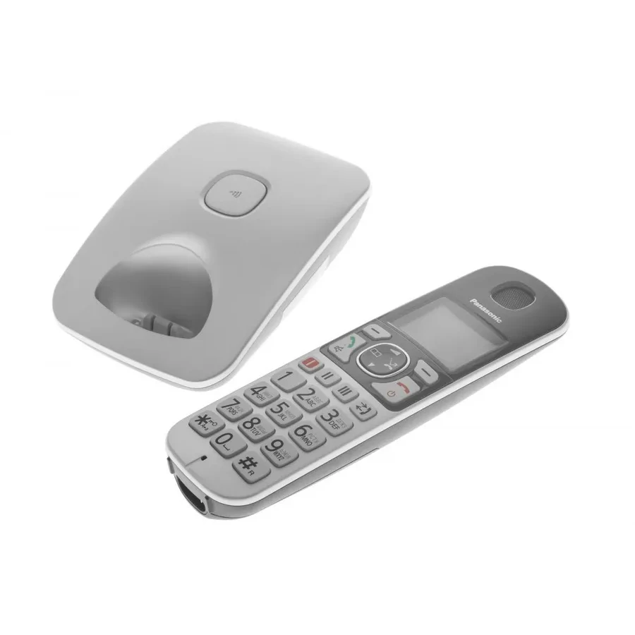 Радиотелефон PANASONIC KX-TGE510, серебристый — 2