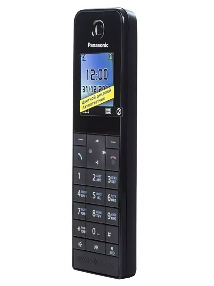 Радиотелефон PANASONIC KX-TGH220, черный — 2