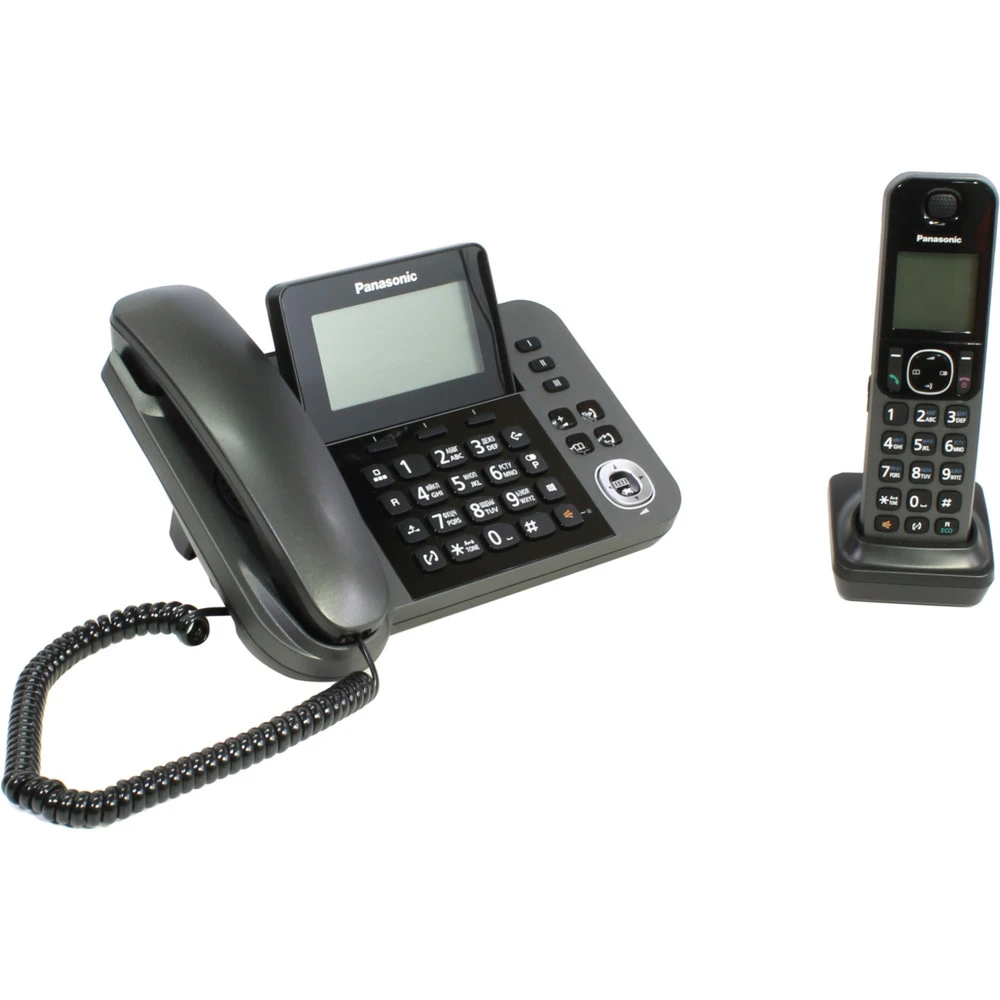 Радиотелефон PANASONIC KX-TGF310, черный металлик — 2