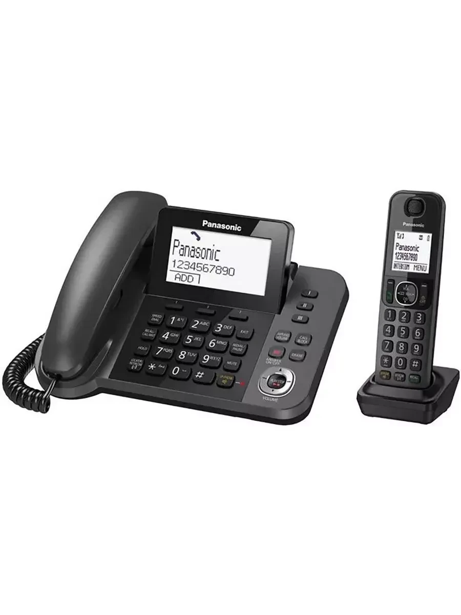 Радиотелефон PANASONIC KX-TGF320, черный