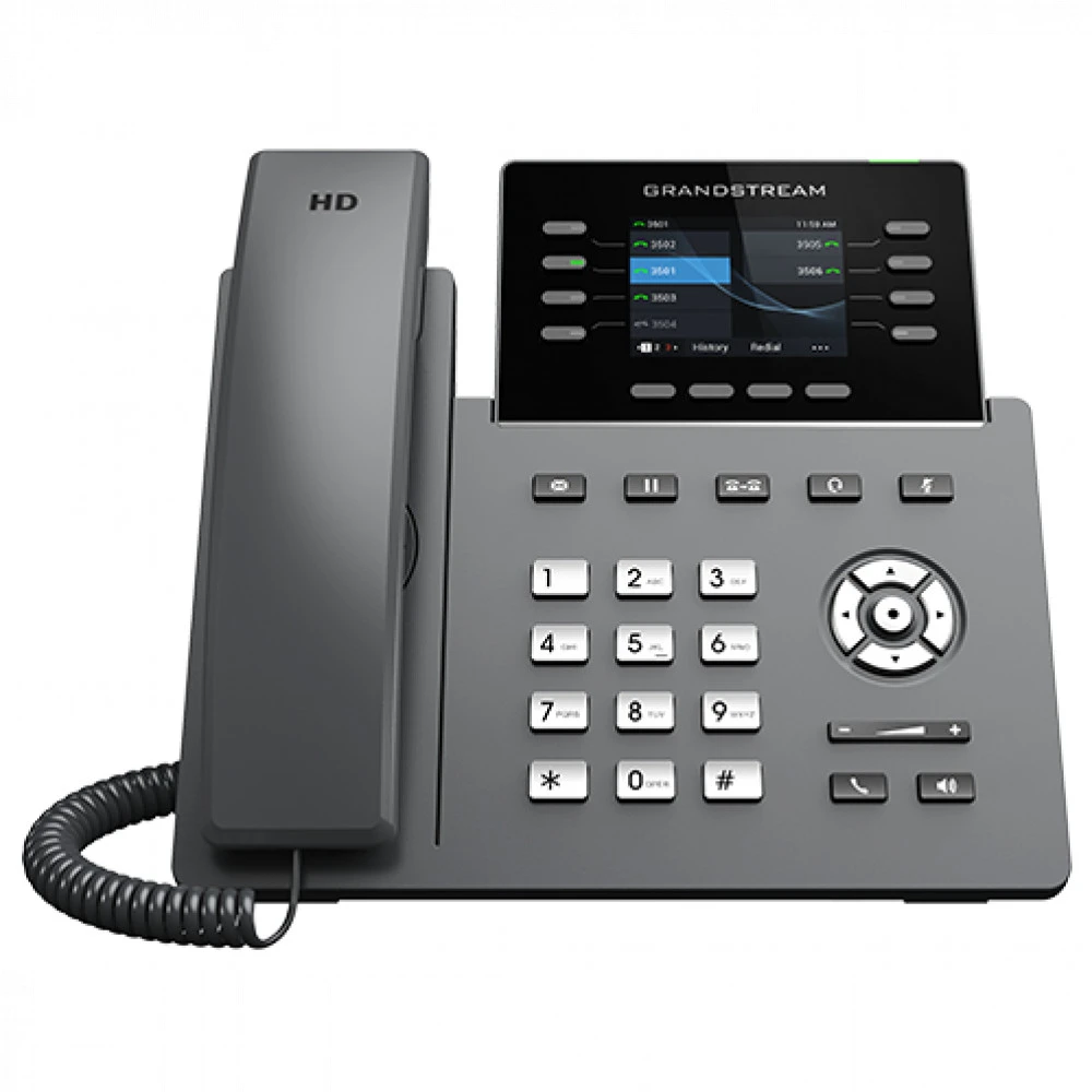 IP-телефон Grandstream GRP2624, 8 линий, PoE — 4