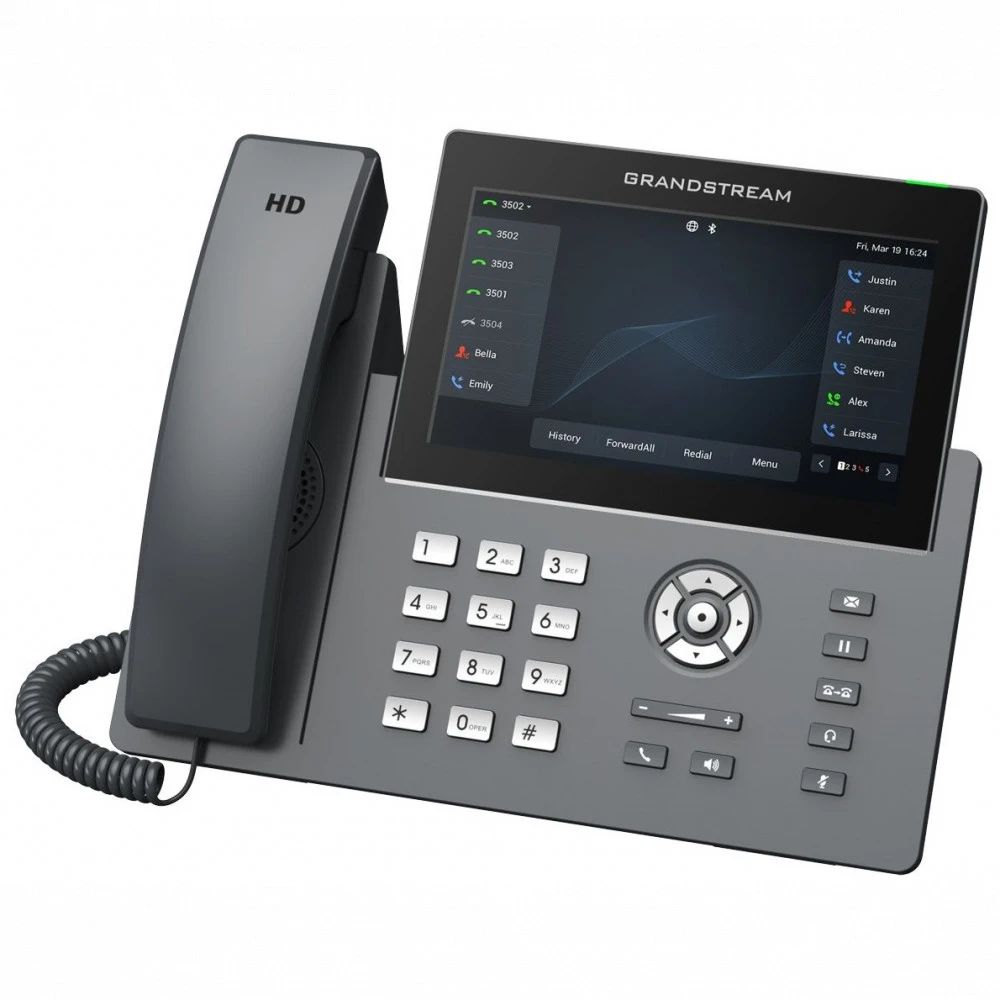 Телефон Grandstream GRP2670, 16 SIP, 7" TFT, Wi-Fi, Bluetooth — 5
