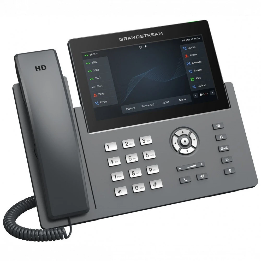 Телефон Grandstream GRP2670, 16 SIP, 7" TFT, Wi-Fi, Bluetooth — 3