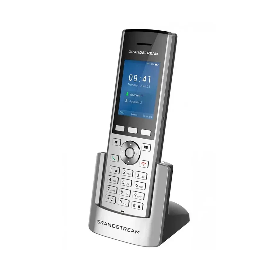 Телефон Grandstream WP822, Wi-Fi, 2 SIP, 2.4" TFT, батарея 2000mAh