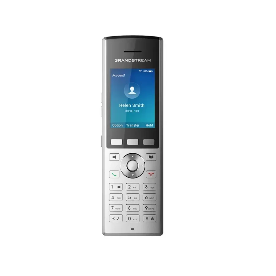 Телефон Grandstream WP822, Wi-Fi, 2 SIP, 2.4" TFT, батарея 2000mAh — 2