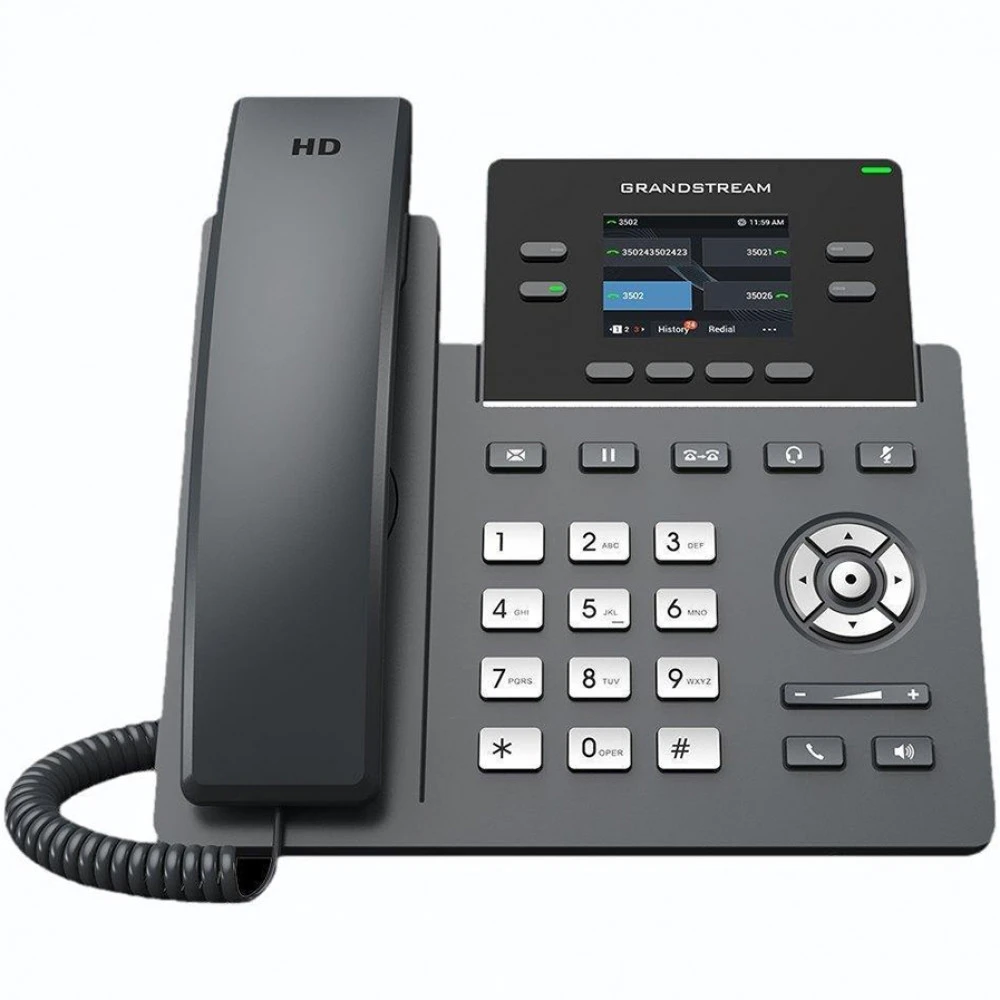 IP телефон Grandstream GRP2612G, 4 SIP, 2x GbE PoE — 2