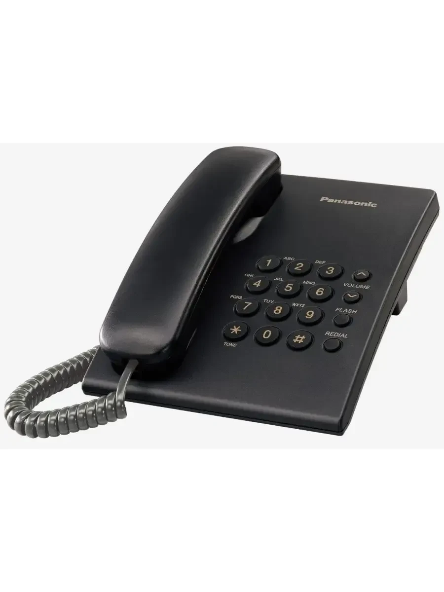 Проводной телефон Panasonic KX-TS2350, чёрный — 2