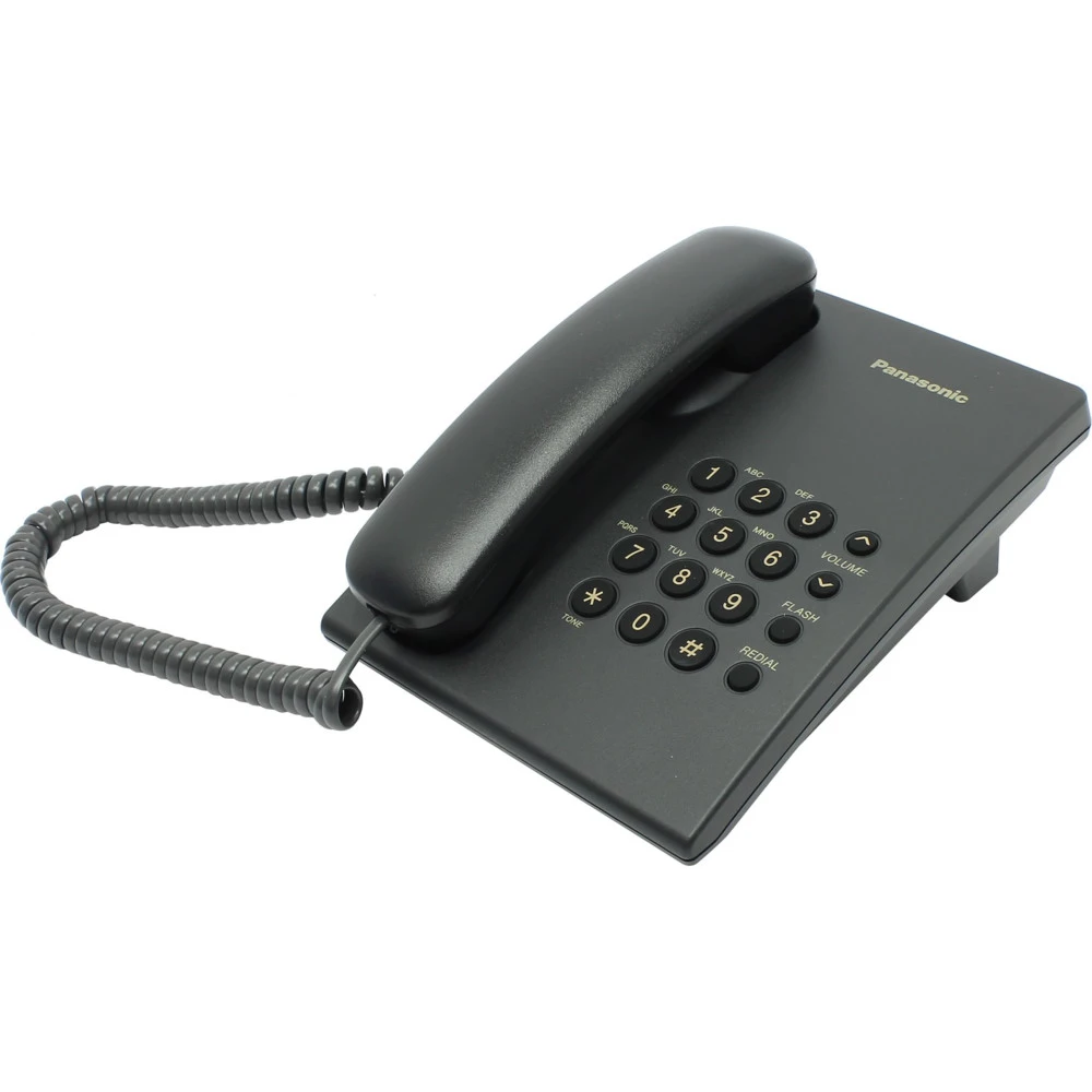 Проводной телефон Panasonic KX-TS2350, чёрный — 4