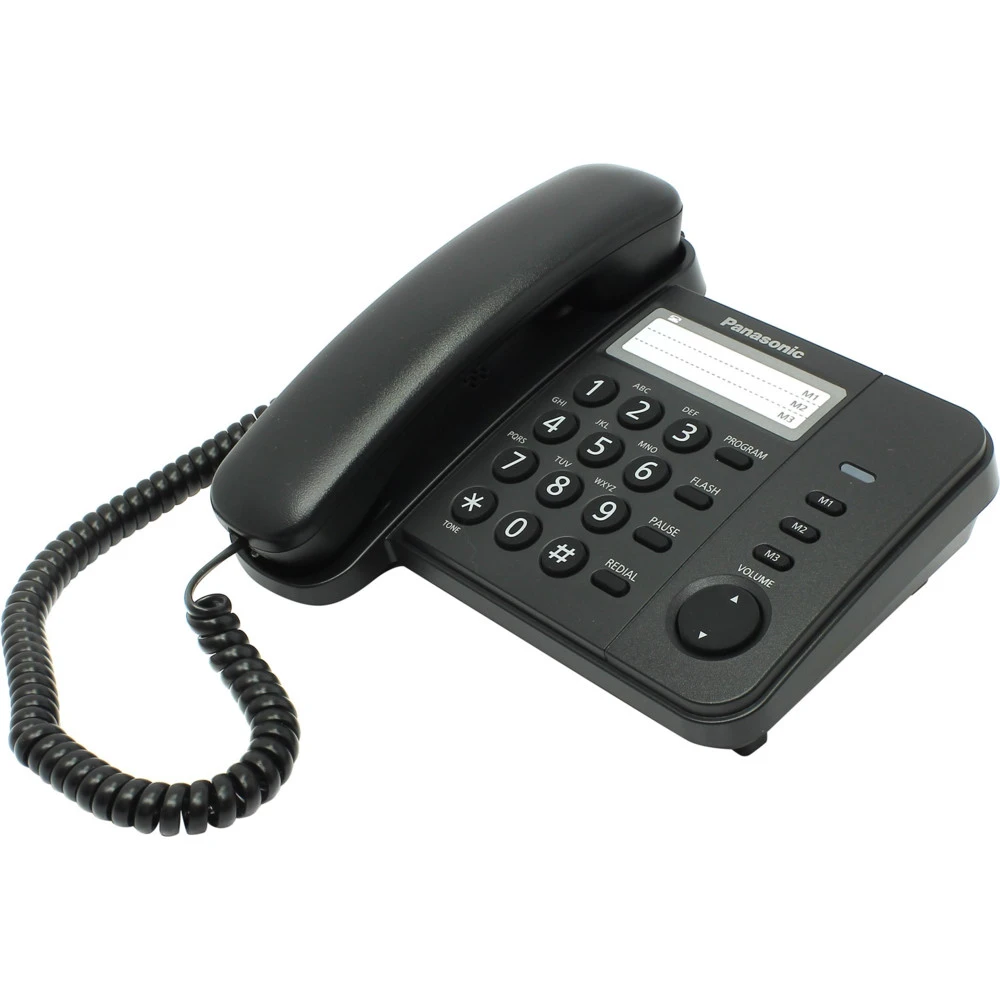 Проводной телефон Panasonic KX-TS2352, чёрный — 3