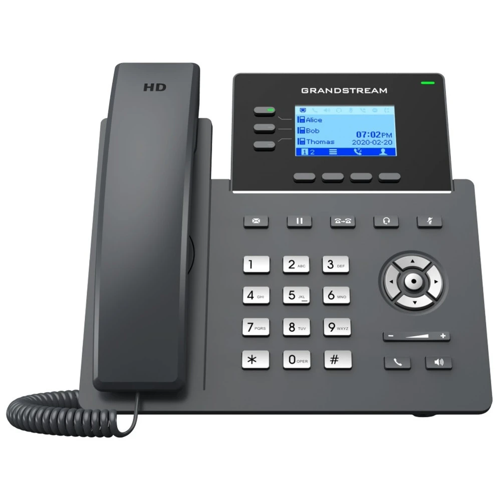 IP-телефон Grandstream GRP2603, 6 учётных записей, LCD 2.7" — 3