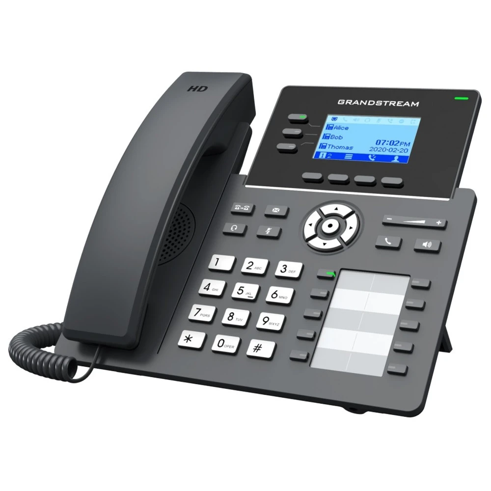 IP-телефон Grandstream GRP2604, 6 записей, LCD 2.7", 8 BLF