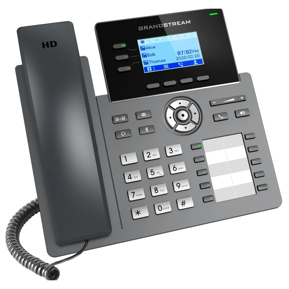 IP-телефон Grandstream GRP2604, 6 записей, LCD 2.7", 8 BLF — 4