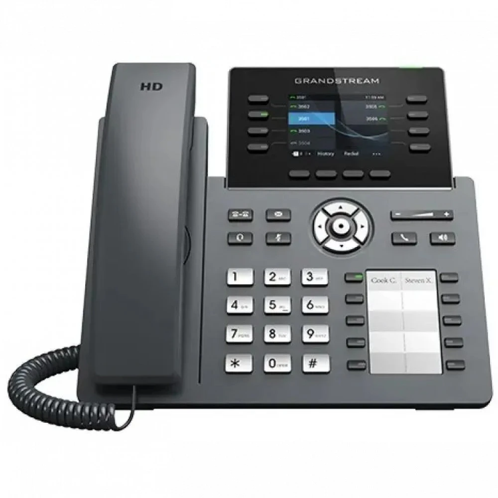 IP-телефон Grandstream GRP2634, 8 линий, PoE, Wi-Fi, LCD 2.8" — 3