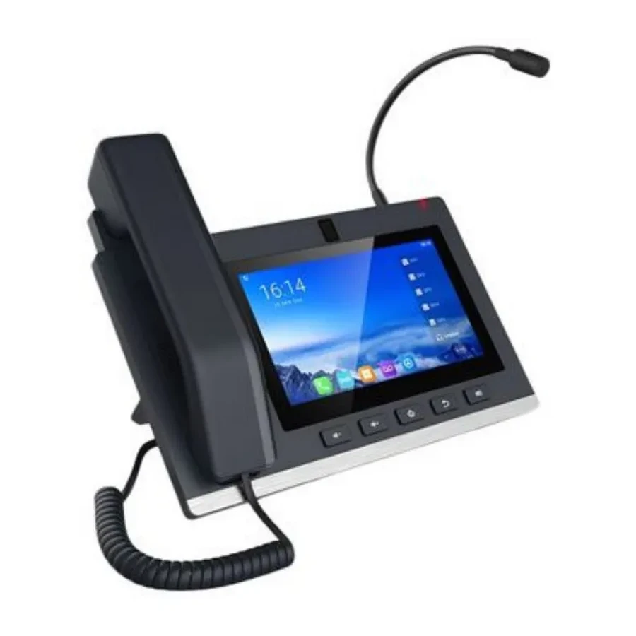 IP-видеотелефон Fanvil A320i, консоль, Android 9.0, 10.1" сенсорный экран, 20 SIP-линий, камера 8 Мп, белый — 3