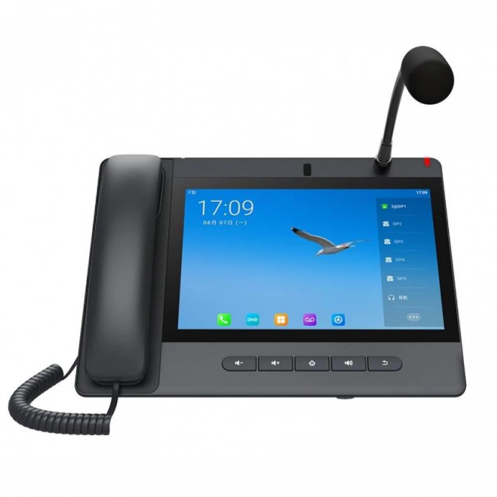 IP-видеотелефон Fanvil A320i, консоль, Android 9.0, 10.1" сенсорный экран, 20 SIP-линий, камера 8 Мп, белый — 5