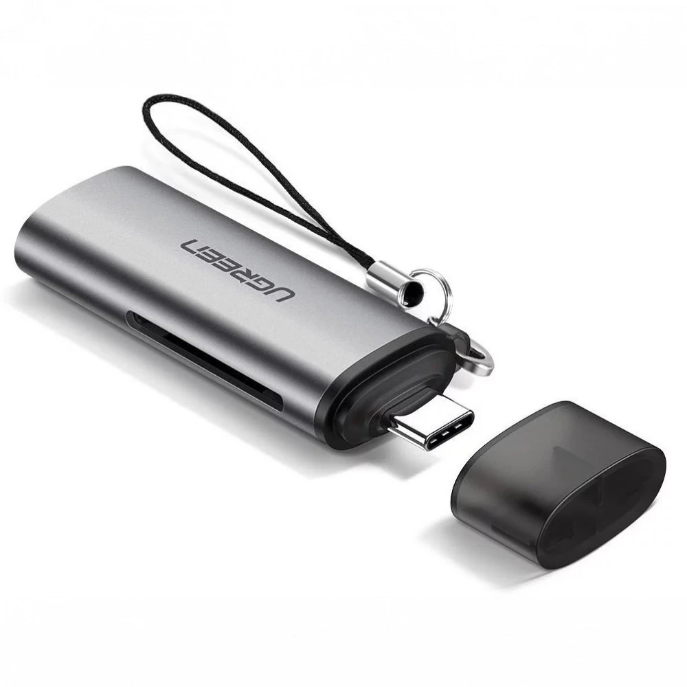 Картридер Ugreen CM184 USB-C, TF + SD — 2