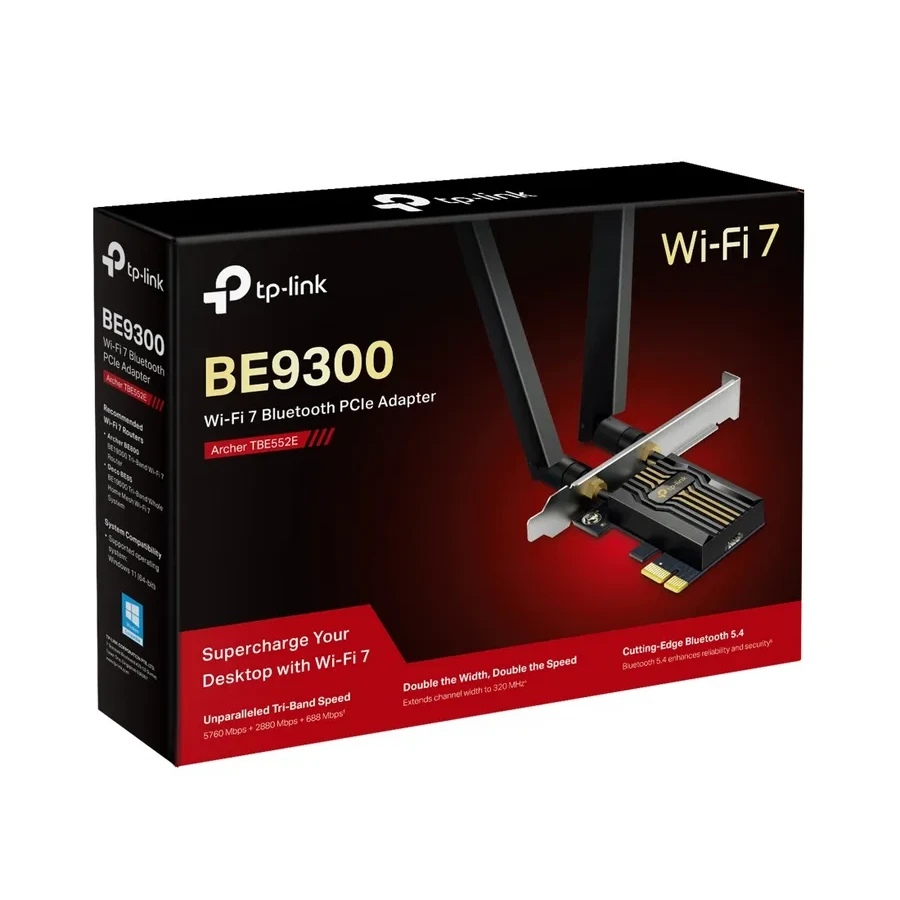 USB-адаптер TP-Link Archer TBE552E, Wi-Fi 7, BE9300 — 3