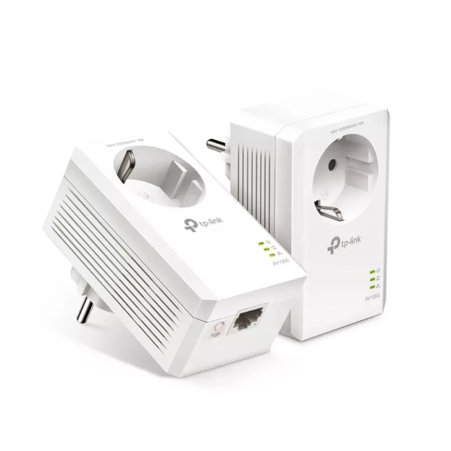 Powerline адаптер TP-Link TL-PA7017P KIT, Gigabit