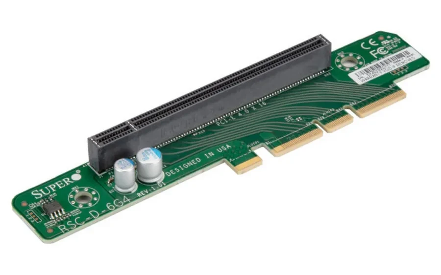 Supermicro riser card RSC-DR-6G4 1U RHS DCO Riser card with one PCIe 4.0 x16 slot,HF,RoHS