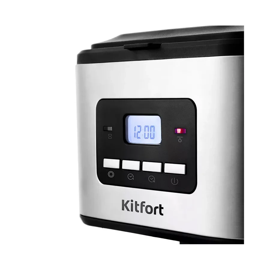 Кофеварка капельная Kitfort КТ-719, 900 Вт, 1.4 л, длинный шнур, черный — 2