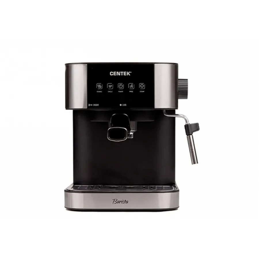 Кофеварка рожковая Centek CT-1164, 1050 Вт, 15 бар, 1500 мл, капучинатор, сталь — 3