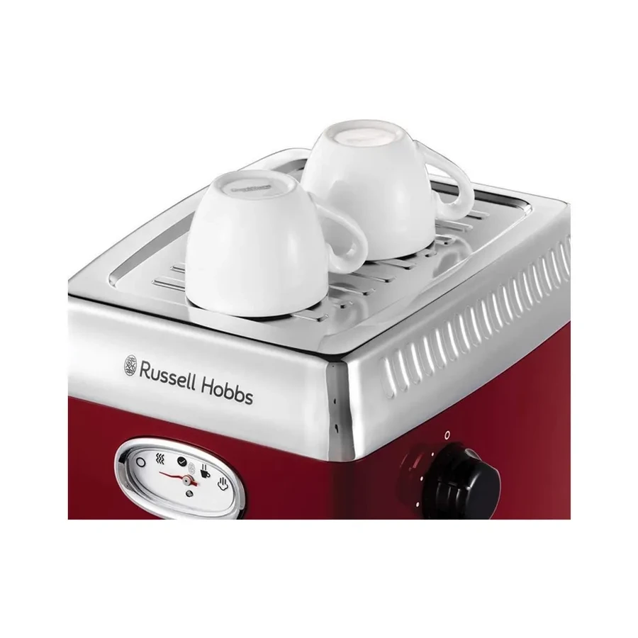 Рожковая кофеварка Russell Hobbs 28250-56, 1.1л, красная — 3