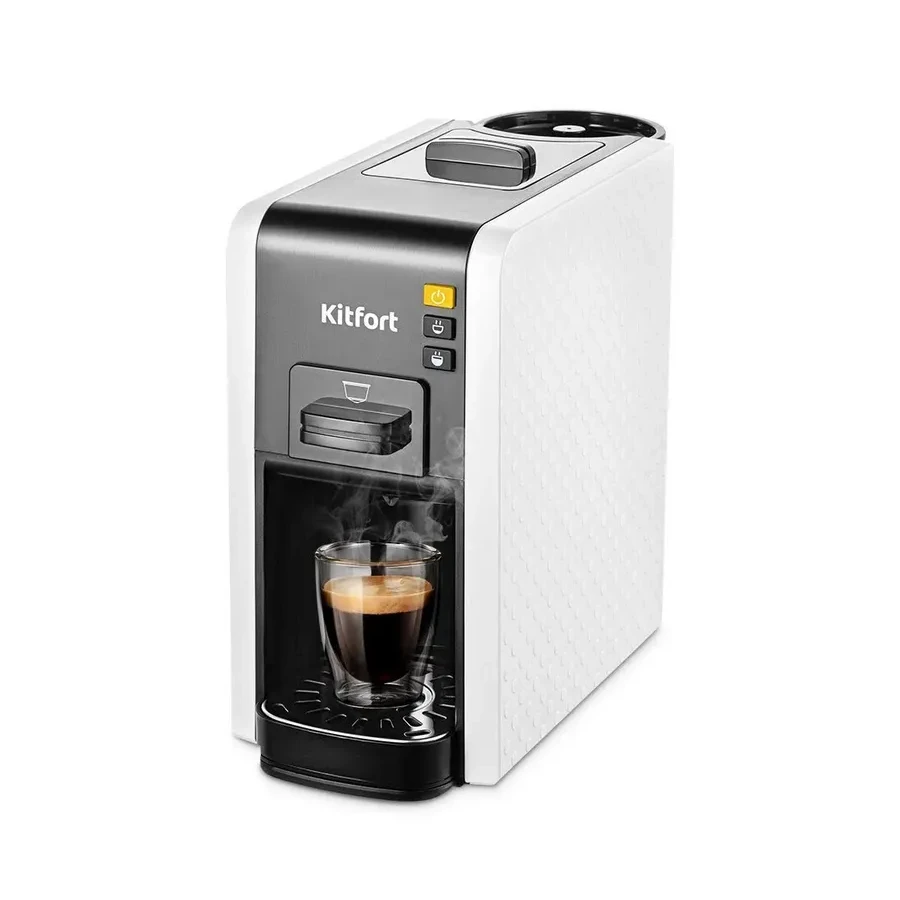 Кофеварка Kitfort КТ-7467, 3в1 капсульная/рожковая, 19 бар, 1100W