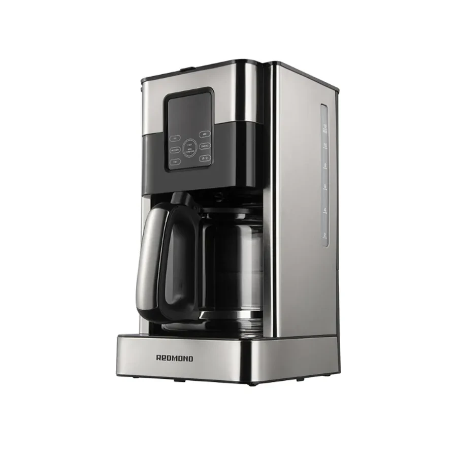 Кофеварка капельная Redmond CM704, 1000W, молотый кофе, черная
