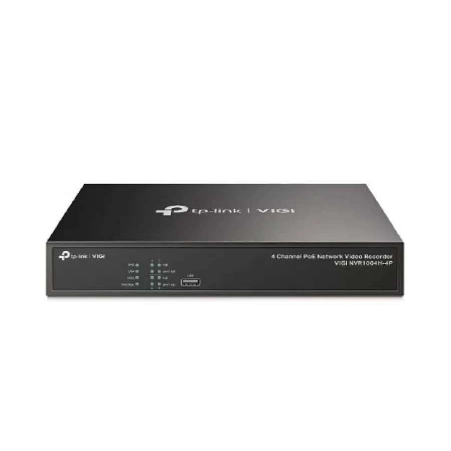 Видеорегистратор VIGI NVR1004H-4P, 4 канала, PoE