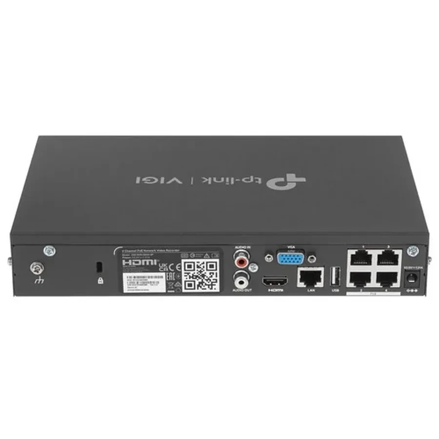 Видеорегистратор VIGI NVR1004H-4P, 4 канала, PoE — 3