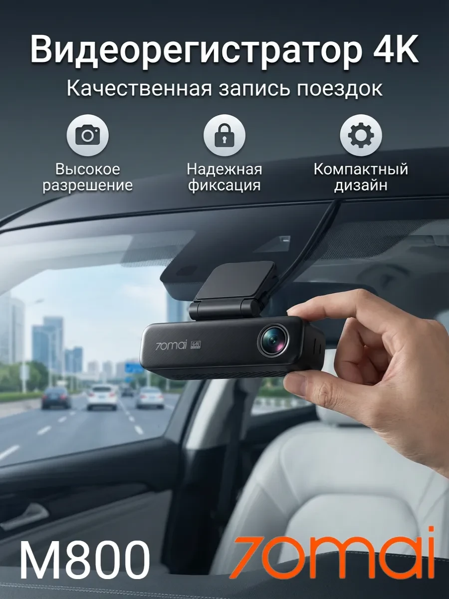 Videorregistrator 70mai Dash cam M800 — 4