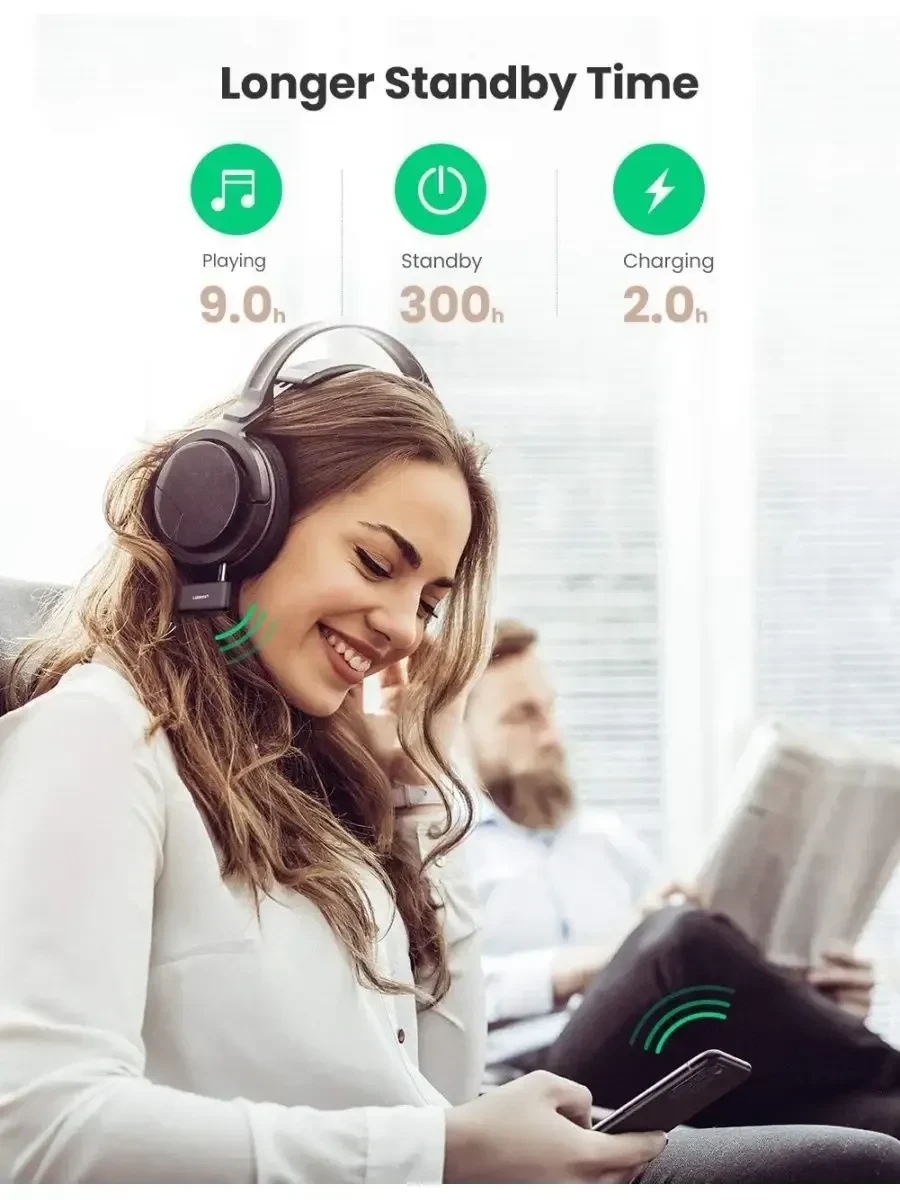 Ресивер UGREEN CM276, Bluetooth 5.0 Audio — 3