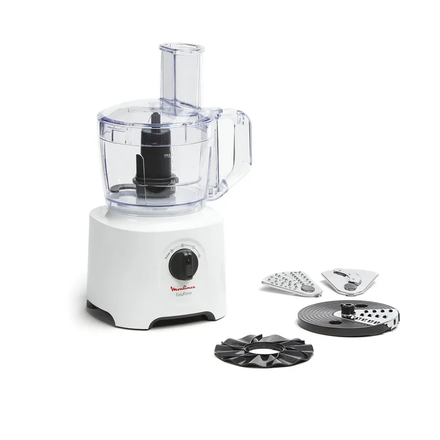 Кухонная машина Moulinex FP244110, 700 Вт, 2.4 л, белая