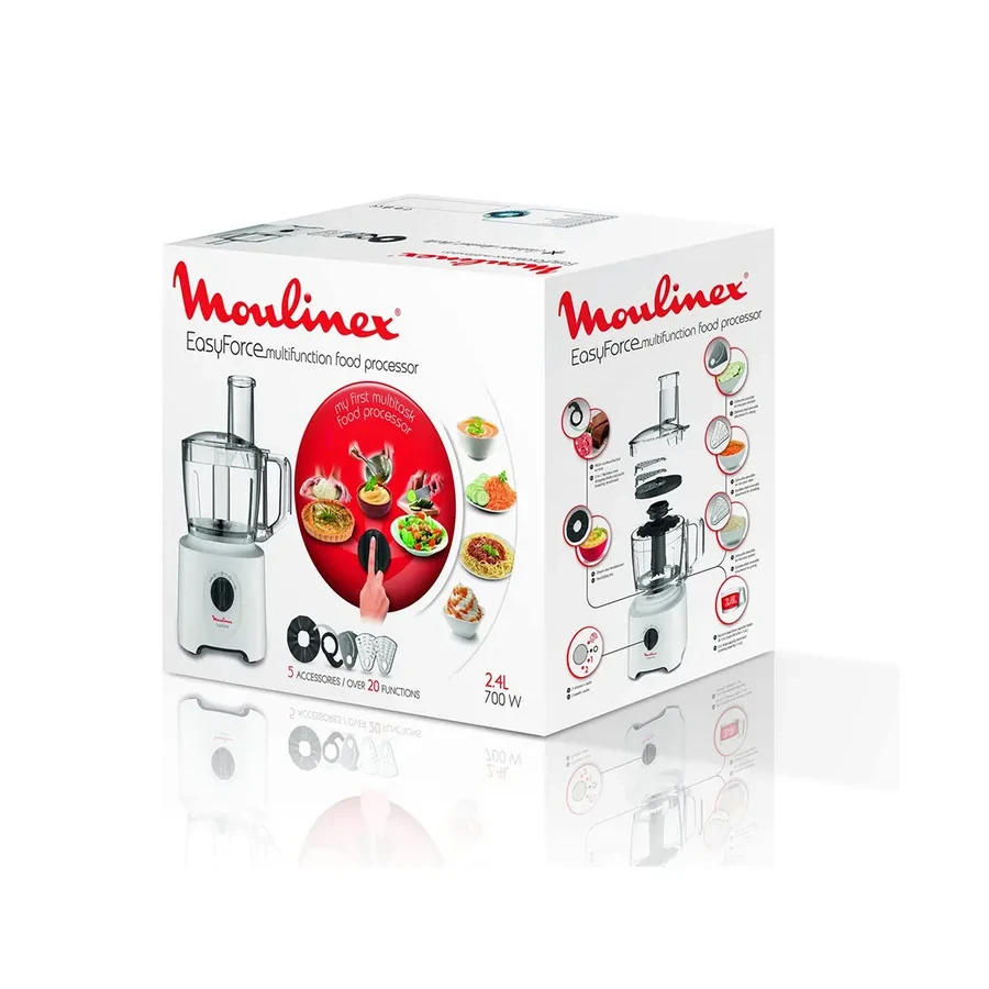 Кухонная машина Moulinex FP244110, 700 Вт, 2.4 л, белая — 3