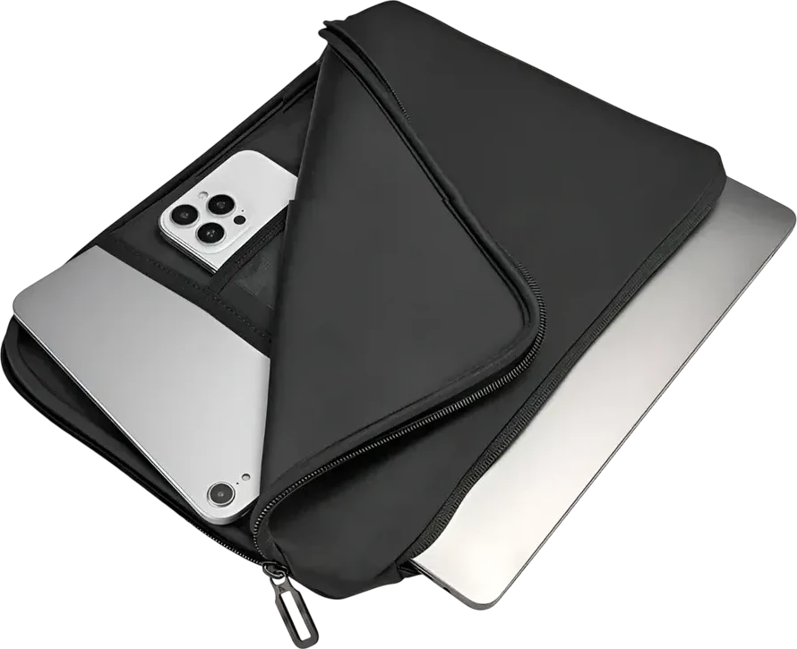 Аксессуар DOPPIO SLEEVE LAPTOP 12"/MB 13" NERO — 2