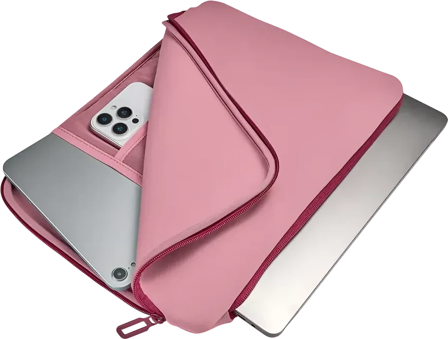 Аксессуар DOPPIO SLEEVE LAPTOP 12"/MB 13" ROSA — 2