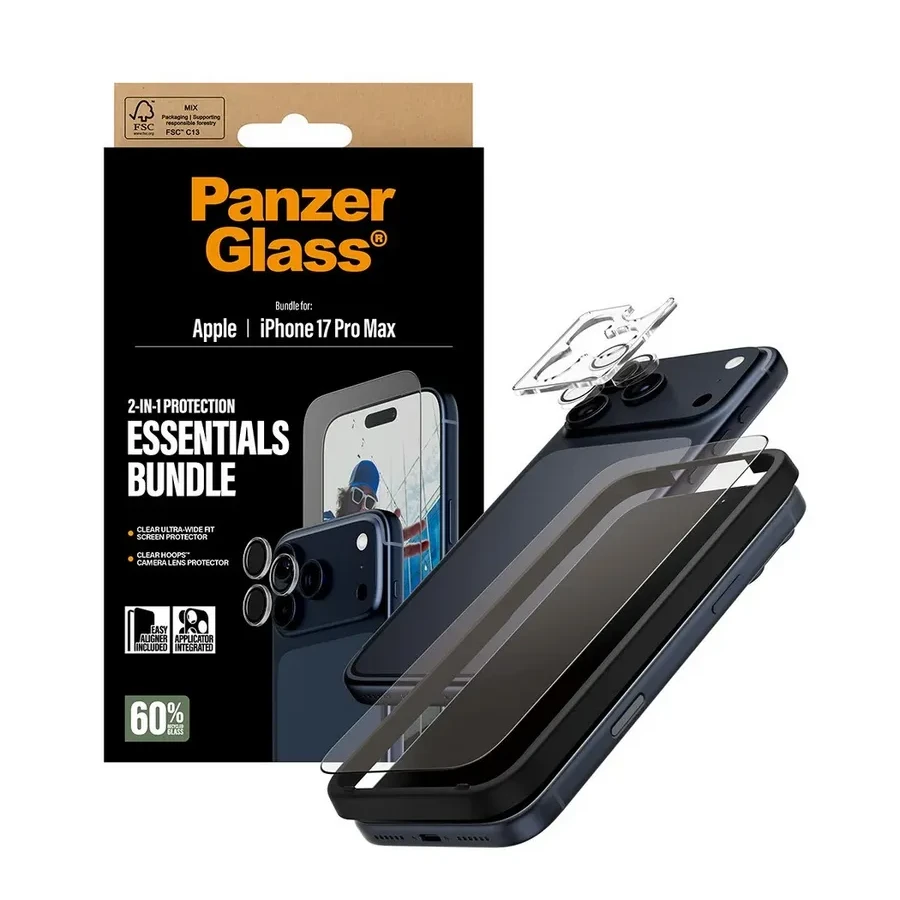 Аксессуар PanzerGlass 2-in-1 Essentials Bundle iPhone 17 Pro — 3