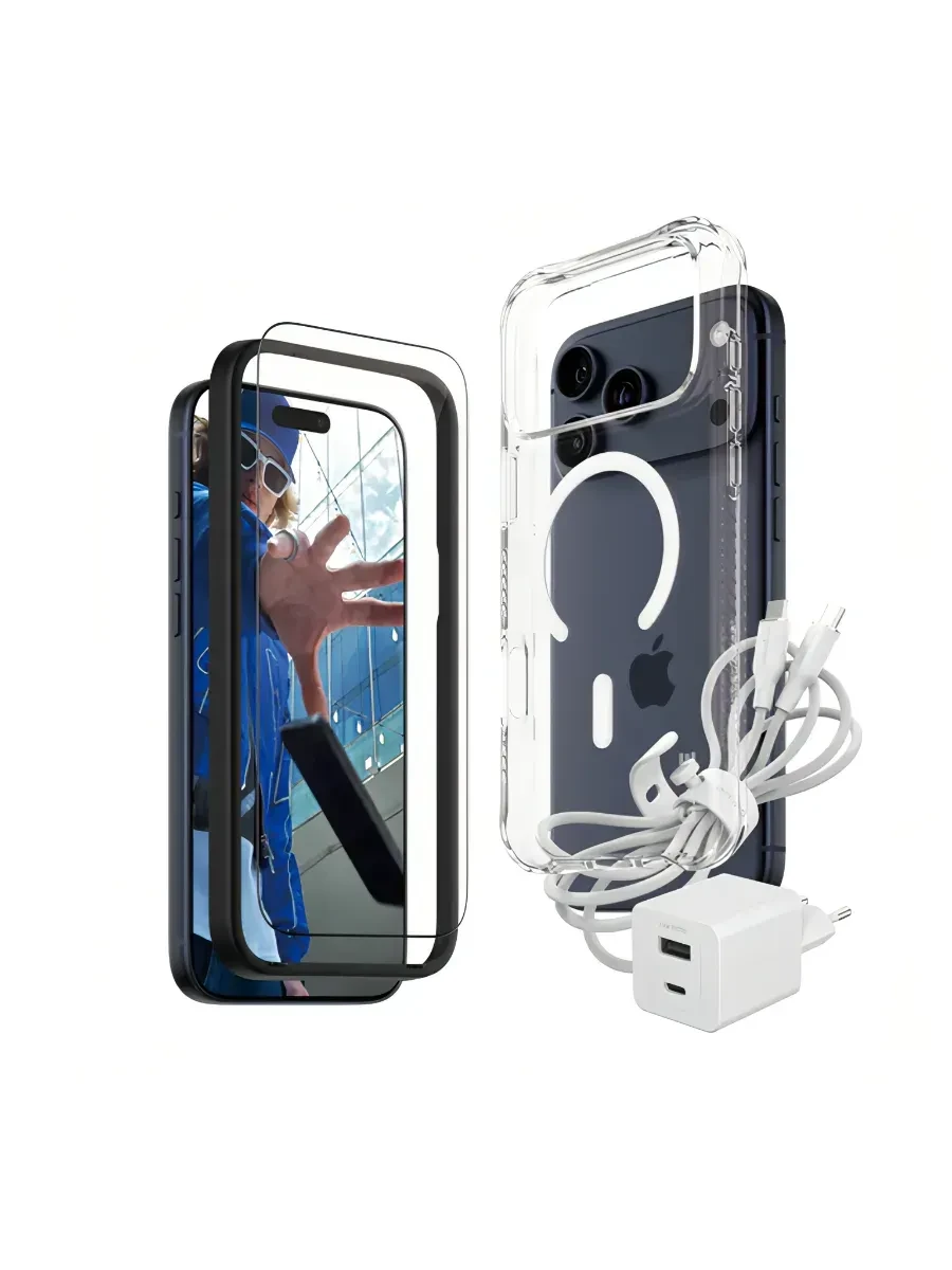 Аксессуар PanzerGlass 2-in-1 Essentials Bundle iPhone 17 Pro Max