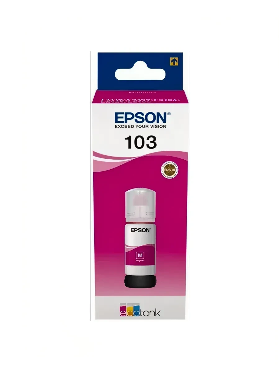 Картридж Epson, C13T09C34A 108 EcoTank, purple — 3