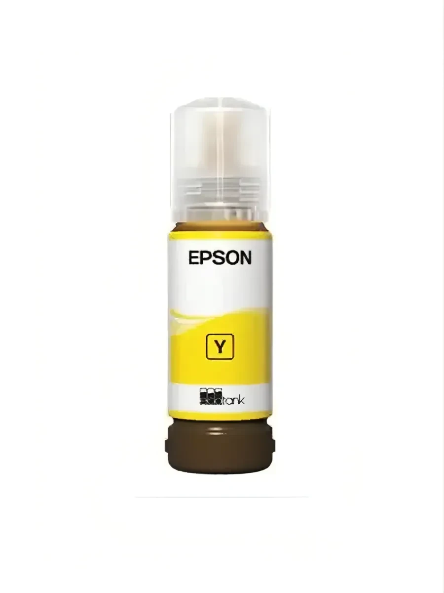 Картридж Epson, C13T09C44A 108 EcoTank, yellow — 3