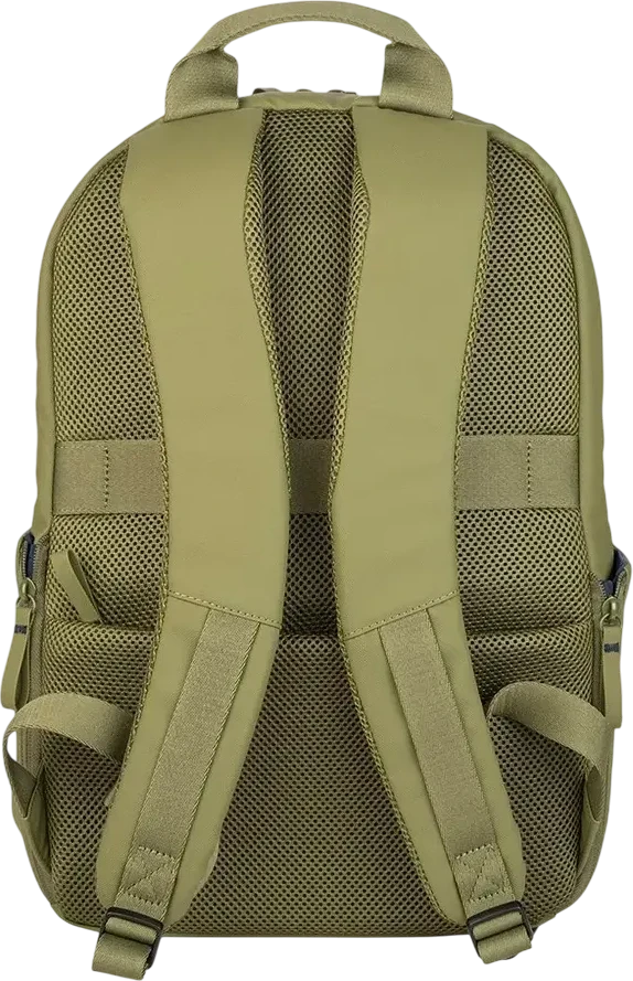 Рюкзак для ноутбука The Laser backpack for 15.6" laptops and 16" MacBooks, made from water-resistant resin-coated fabric obtained from recycled plastic, features a compact design and excellent pocket organization. — 2
