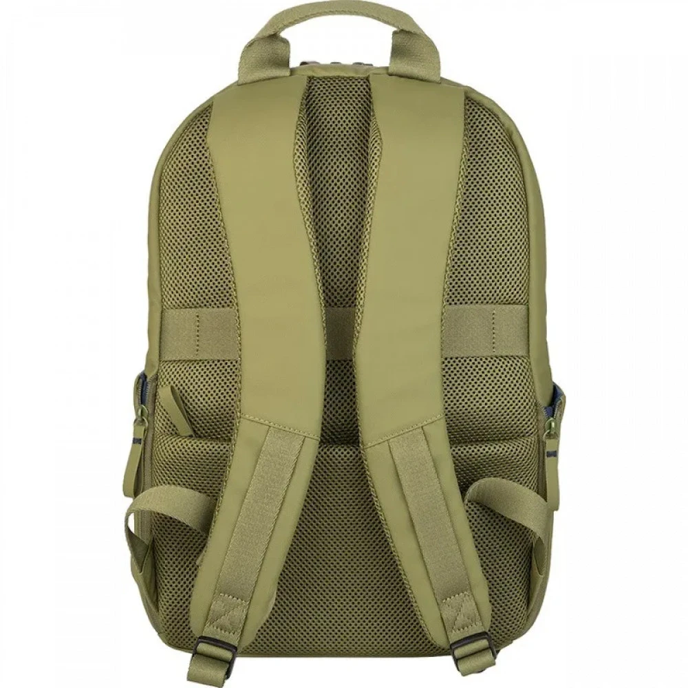 Рюкзак для ноутбука The Laser backpack for 15.6" laptops and 16" MacBooks, made from water-resistant resin-coated fabric obtained from recycled plastic, features a compact design and excellent pocket organization. — 5