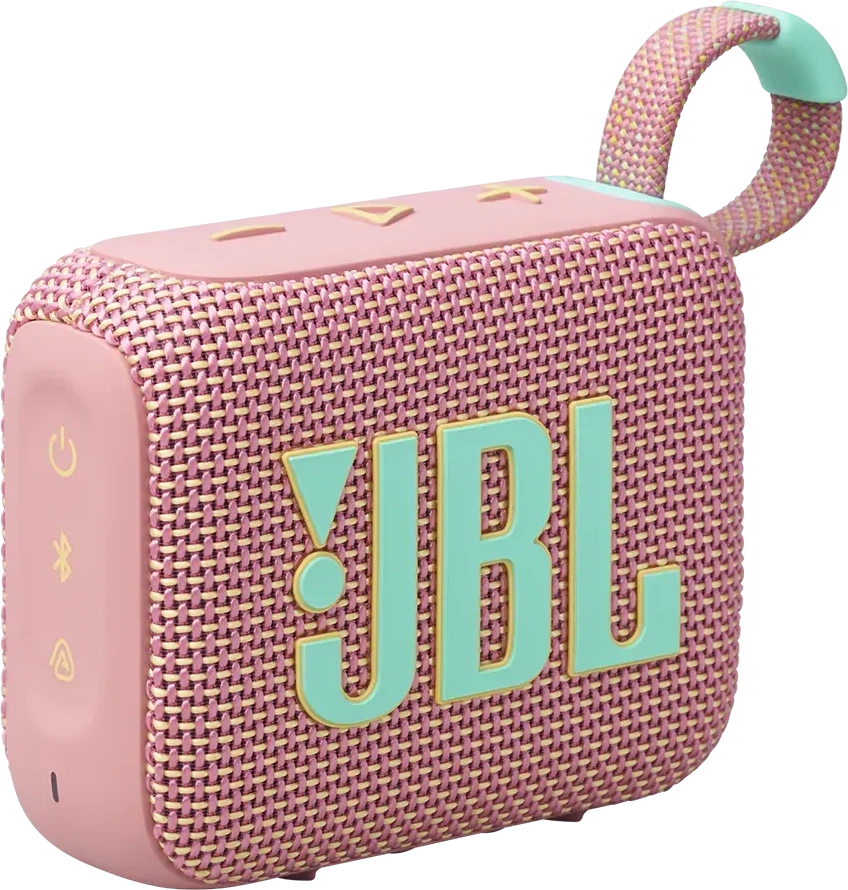 JBL GO 4 портативная Bluetooth колонка, розовая