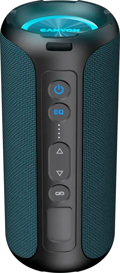 Портативная колонка CANYON OnMove 15, 40W, EQ, TWS, AUX, тёмно-синяя
