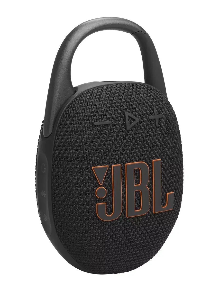 Портативная колонка JBL Clip 5, Bluetooth, карабин, черная — 2