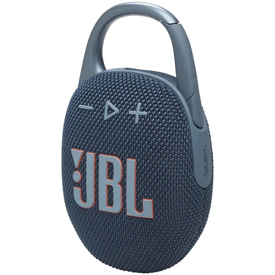 Портативная колонка JBL Clip 5, Bluetooth, карабин, синяя — 2