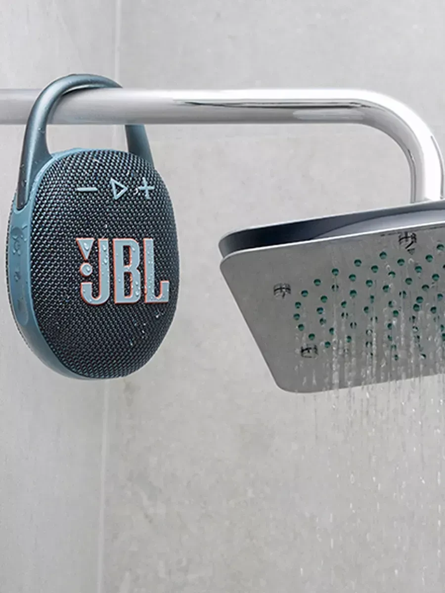 Портативная колонка JBL Clip 5, Bluetooth, карабин, розовая — 5