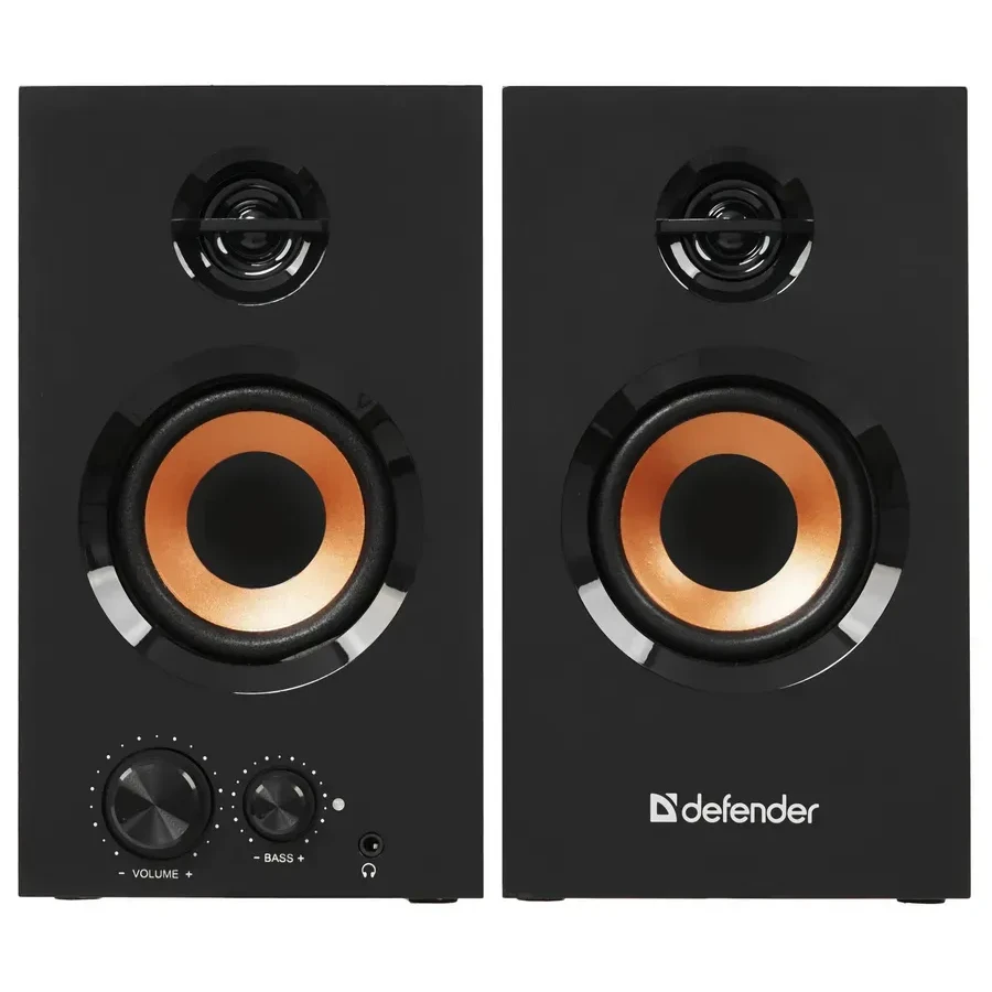 Активная акустика Defender Aurora S20 2.0, 20W, чёрные — 2