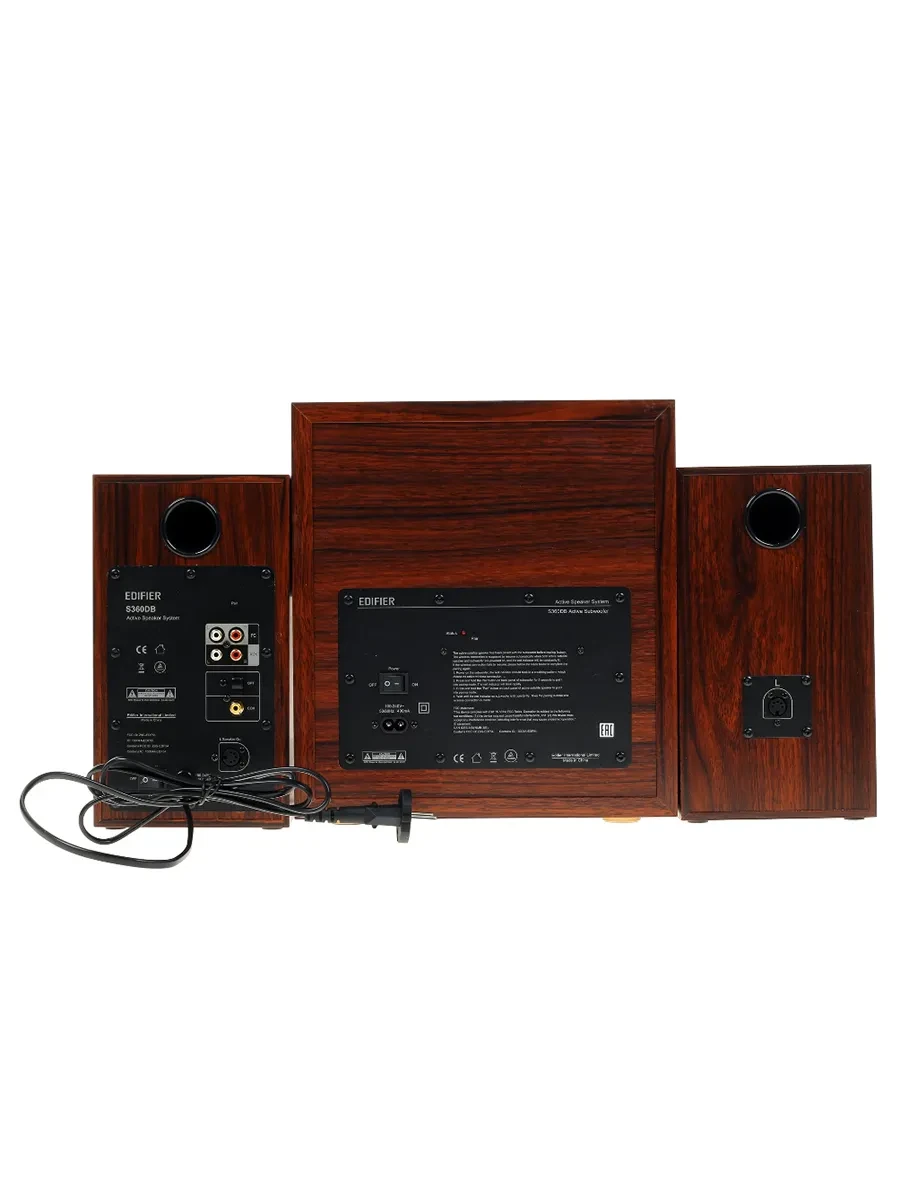 Акустика Edifier S360DB Brown, 2.1, 155W, Bluetooth — 3